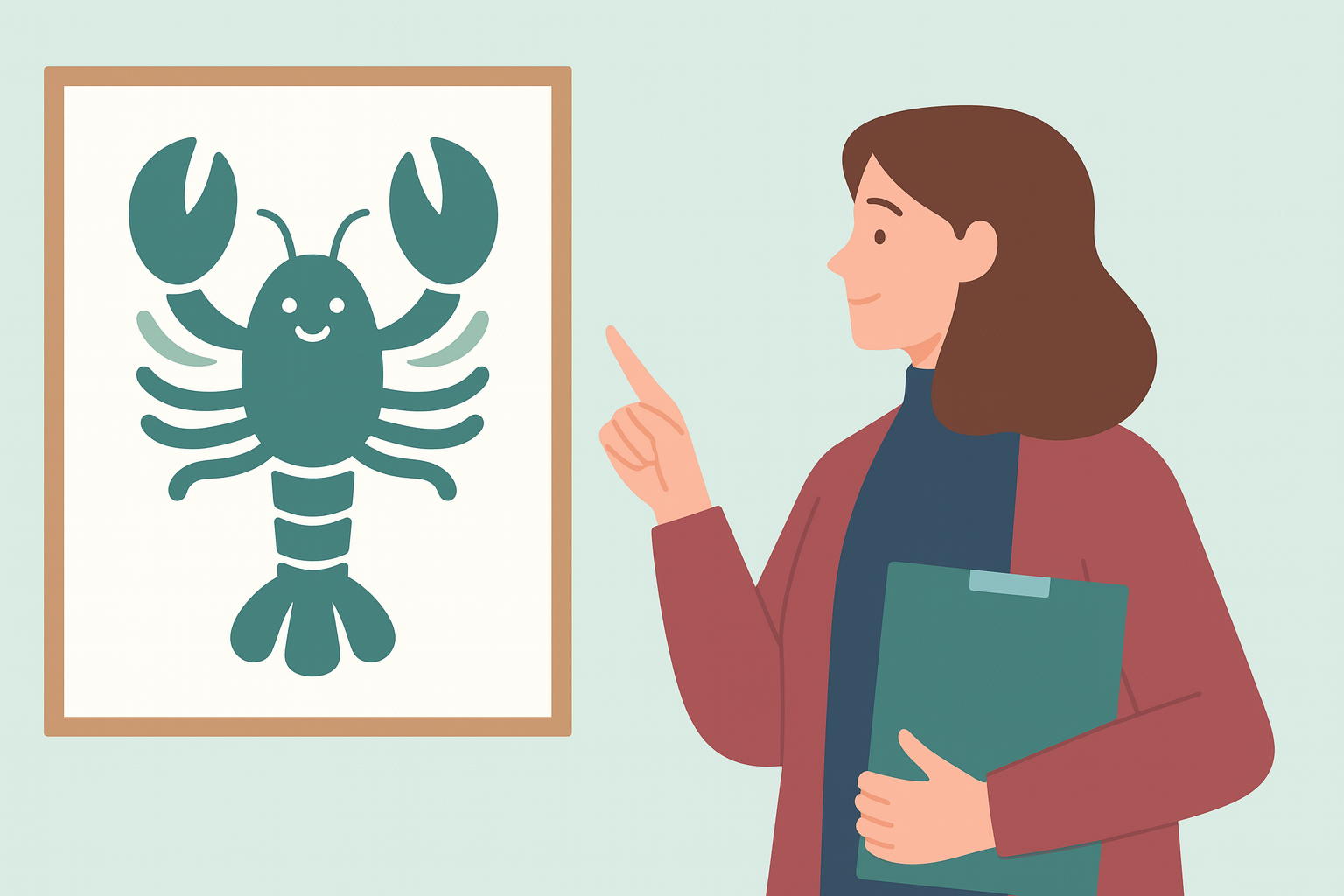 Metáfora de crecimiento: la langosta